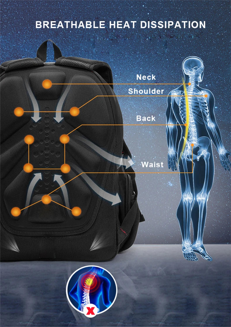 2025 Waterproof 17/20 Inch Laptop Backpack Men Airplane Travel Backpack Women Oxford Rucksack Male School Bag modern Mochila
