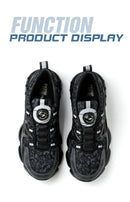 Rotating Button Safety Shoes Men Steel Toe Sneaker Air Cushion Work Shoes Man Puncture Proof Work Safety Boots Protective Shoes