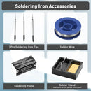 1000mAh USB LED Digital Electric Soldering Iron Kit Mini Cordless Adjustable Temperature 300-450℃ Smart Welding Solder Tool