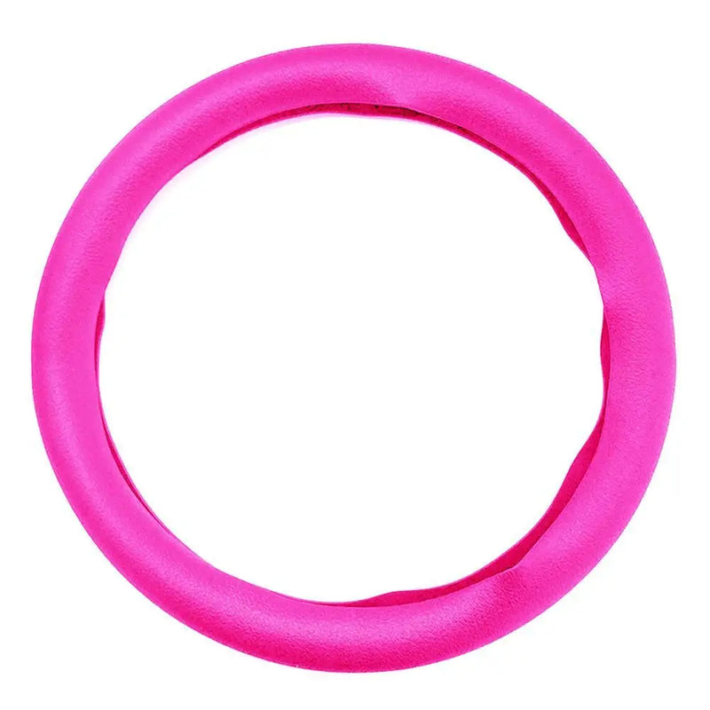 Car Silicone Steering Wheel Cover Men's And Women's Summer Fashion Sweat Wicking Non-slip All-season Model Thin And Soft