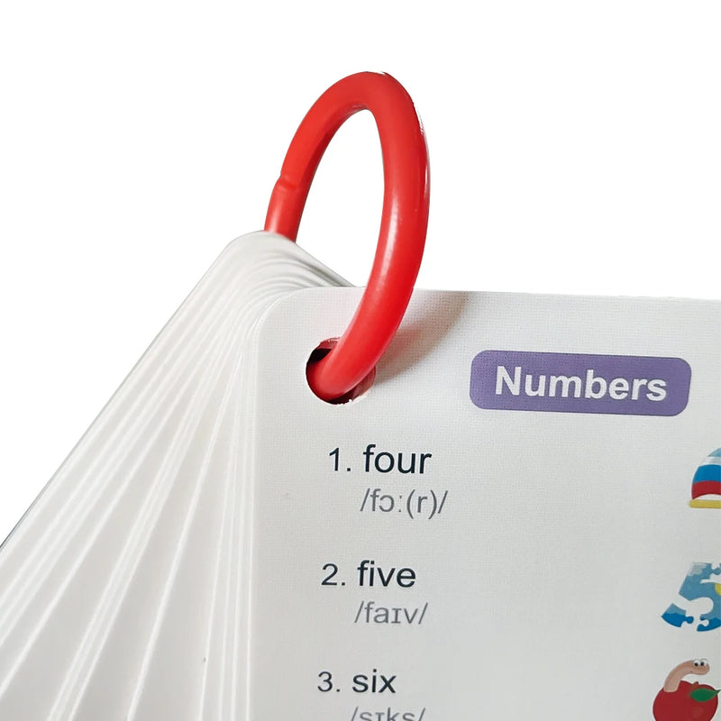 1200 English and Chinese Bilingual Words Learning Cards or Kids Toddler Beginners of English language Montessori Gift