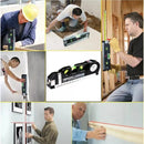 Laser Level Multipurpose Line Laser Leveler Tool Cross Line Lasers With 8FT 2.5M Standard Measure Tape and Metric Rulers