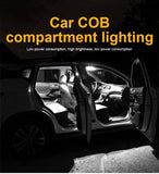 1pcs Festoon LED C5W COB Bulb 31mm 36mm 39mm 41/42mm T10 W5W Auto Dome License Plate Light Luggage Trunk Lamp Clearance Lights