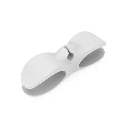 9-1 soporte de silicona para enrollador de cable, organizador de cable de alimentación, clip autoadhesivo, fijador de cables para freidora de aire y cafetera.