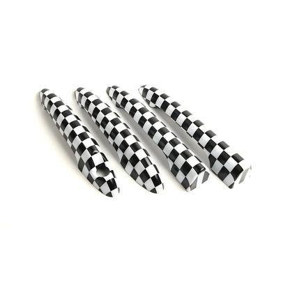 Black For Mini Cooper One D S JCW R55 Clubman 4Doors 2007-2014  Door Handle Covers Stickers Car-Styling Exterior Accessories