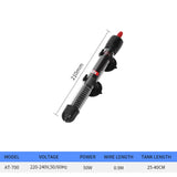 AC220-240V, 50HZ AT700 Fish Tank Thermostat Automatic Constant Temperature Heating Rod 25w 50w 100w 200w 300w Glass Heating Rod