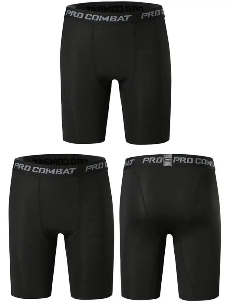 Sports New Men's Bodybuilding Shorts, Fitness Compression Tight Shorts, Sports Men's Muscle Active Elastic Tight Shorts