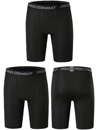 Sports New Men's Bodybuilding Shorts, Fitness Compression Tight Shorts, Sports Men's Muscle Active Elastic Tight Shorts