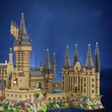 New Magic Hogwarts Castle Micro Building  Blocks Street View Architecture Creative MOC Model Kit  Kids Christmas Birthday Gifts