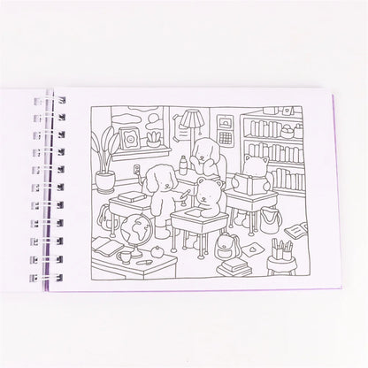 Bobbie Goods Coloring Book Cute and Cozy for Adults & Teens（Same style, different color cover）