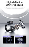 Lenovo LE302 Wireless Bluetooth 6.0 Headset Long Battery Life Sports Ear Clip Earphones HIFI Stereo Noise Cancelling Headphones