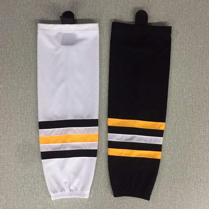 1 Pair Multiple Colors Knit Ice Hockey Socks 100% Polyester Team Training Socks Practice Socks Hockey Equipment Sports Sock