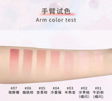 1PC Blush Makeup Palette Cute 7 Color Mineral Powder Blue Pink Rouge Long Lasting Natural Cheek Tint Waterproof Blusher Cosmetic