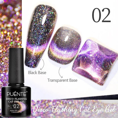 7.5ML Super Shiny Ruby Red Cat Magnetic Gel Nail Polish Wine Red Cat Eye Gel Soak Off Semi-Permanent Nail Varnish For Manicure