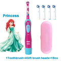 Oral B Electric Toothbrush Soft Bristle Protect Gum for Kid Waterproof Timer Teeth Brush with Extra Supplement Brush Head Refill