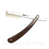 Stainless Steel Folding Shave Knife Beard Straight Razor Hair Dressing Tool Men Manual Convenience Hair Trimmer Shaver Barbeador