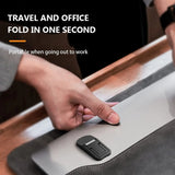 Aluminium Self-Adhesive Laptops Stand Invisible Computer Keyboards Stand Bracket for Desk Foldable Notebook Feet for MacBook Pro
