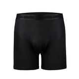 Calzoncillos tipo bóxer para hombre, ropa interior Modal, bragas de seda de hielo sólidas para hombre, bolsa transpirable, calzoncillos de pierna largo medio, Cueca Calzoncillo