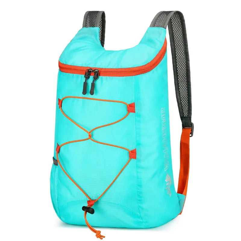 Buylor Outdoor Foldable Backpack Men Women Lightweight Waterproof Nylon Sports Bag for Camping Hiking Travel Mountain Bag Travel