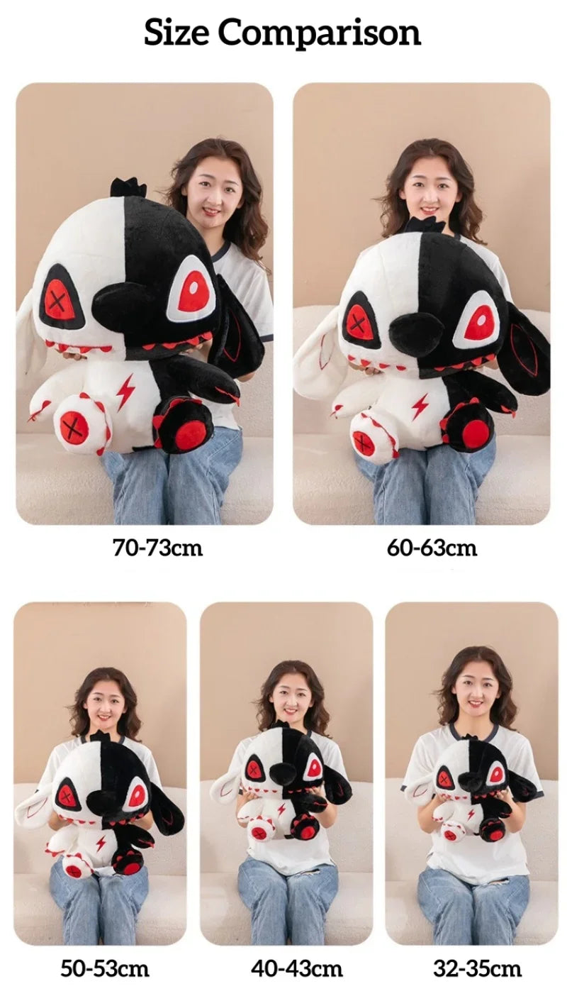 MINISO Night Ghost Stitch Plush Toy Cute Anime Stitch Plush Toys Soft Cartoon Stuffed Companion Children's Birthday Gift