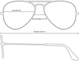 Ray-ban original Classic 3025 Glass Lenses Aviator Sunglasses in box