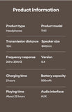 Lenovo TH11 Over-Ear Headsets Bluetooth 5.4 HI-FI Stereo Noise Cancelling Headphones Wireless Wired Gaming Earphones Comfortable
