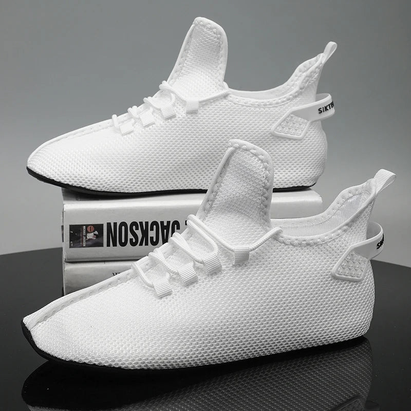 MAEDEF Mens Casual Shoes High Quality Lightweight Running Shoes Man Sneakers Lace Up Flats Shoes Male Outdoor Sports Tennis Shoe