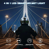 LED Helmet Display ,Motorcycle Helmet Tail Light Helmet Warning Light Moto Accessories
