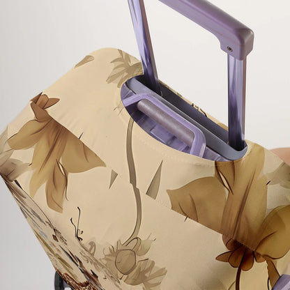 Luggage Protective Cover With Cartoon Print