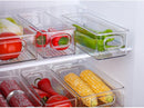 Transparent Refrigerator Storage Box Vegetable Fruit Organizer Fridge Clear Container for Kitchen Food Drinks Storage