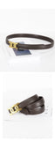 1Pc Women's Retro Belt, Alloy Buckle Fashion Casual Jeans Belt, High-End Long Skirt Pants Belt