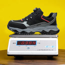 Anti-Piercing Steel Toe Safety Shoes, Certified Work Boots, Oilproof Slip Resistant for Construction & Industrial Shoes for Men