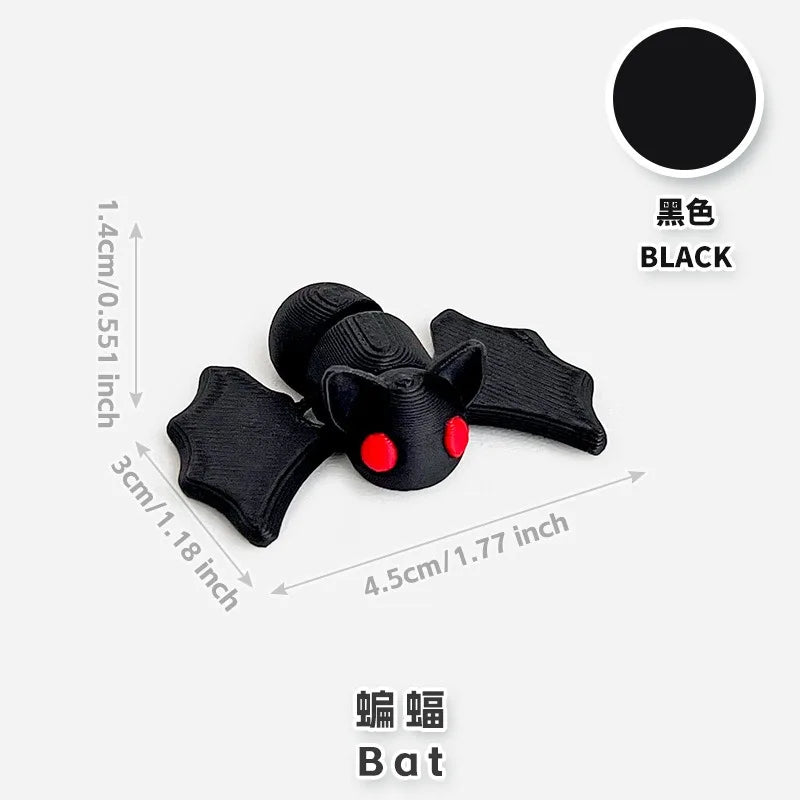 10/50pcs 3D Printed Simulation Toys Mini Animal Model Home Ornament  Cartoon Figure Birthday Gift Sets Decompression Kid Toy