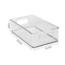 Transparent Refrigerator Storage Box Vegetable Fruit Organizer Fridge Clear Container for Kitchen Food Drinks Storage