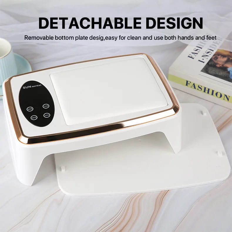 380W Professional Nail Dryer 90 LEDs UV Lamp for Curing All Gel Nail Polish Motion Sensing Manicure Pedicure
