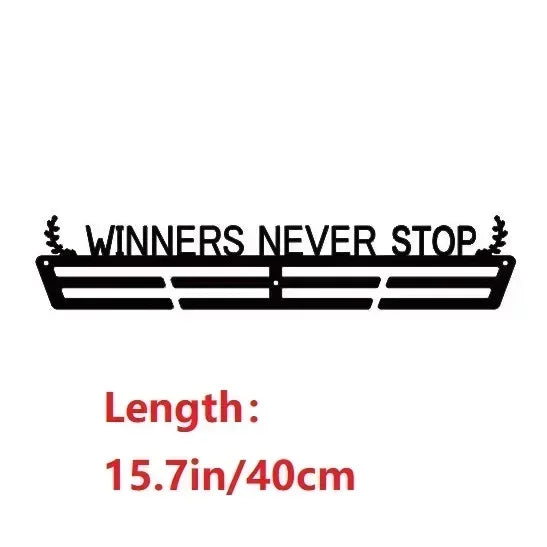 Rack de exibição de medalha de corrida de maratona, cabide de suporte, organizador para parede, esportes de corrida
