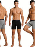 6Pcs Men Panties Cotton Underwear Soft Breathable Boxer Underwear Trendy Simple Hot-Selling Men's Boxer Underwear Fashion Pop