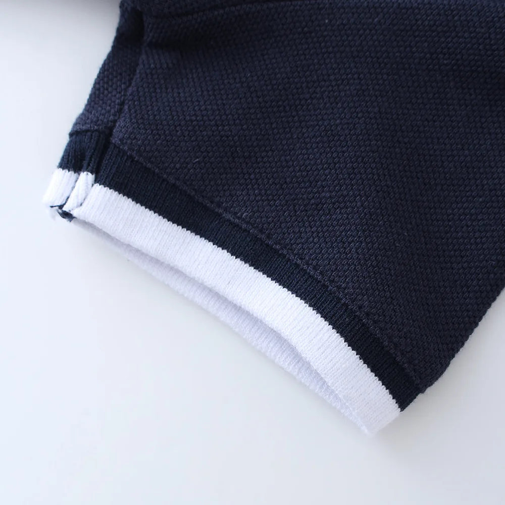 Conjunto de ropa de verano para bebé niño con gorro, polos de verano, camisa de manga corta, pantalones cortos, conjunto de ropa para niño