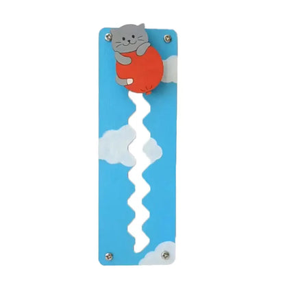 Busy Board DIY Montessori Toys Lock Mobile Children Wood Chips Skill Training Parent-Child Game Puzzle Intelligence Development