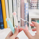 4Style Portable Folding Cat's Paw Scissors Stainless Steel Art Tool Multi-Function Pen-Shaped Scissors for Handbooks  Office Use