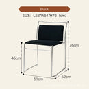 Realife Middle Ancient Style Dining Chair Nordic Design Home Study Chair Coffee Shop Soft Bag Backrest Chair Metal Frame 2025