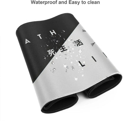 Black and White Cherry Blossom Gaming Mouse Pad 900x400 XL Extended Large Mouse Mat Desk Pad Non Slip Rubber Mousepad Gamer