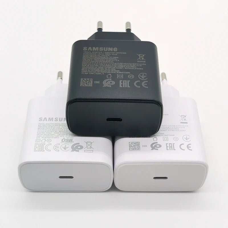 Cargador Samsung de 45 W, adaptador de carga superrápida de 1,8 M, tipo C, para Galaxy S24, S23, S22, S21, S20, Note 20, Ultra 10, Z Flip Fold 6, 5, 4, 3 y 2