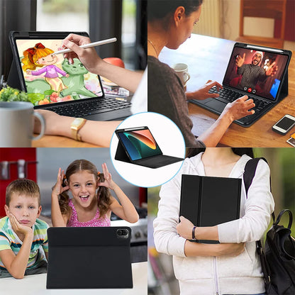 Keyboard Case for Xiaomi Mi Pad 6 Pro Keyboard Case For Redmi Pad SE 11 Inch 2023 Tablet Cover MiPad 5 Pro Case with Keyboard