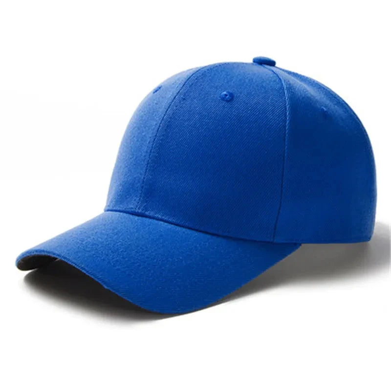 Solid Color Baseball Caps for Women Men Summer Sun Hats Adjustable Snapback Hats Unisex Street Hip Hop Hat Sun Visor Caps