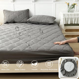 Bedspreads Cover Fitted Bed Sheets Waterproof Mattress Coverlets Elastic Band Protector Pads for Single/Double/King/Queen Bed