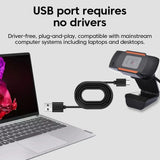 Elough 1080P HD Webcam With Built-in Microphone USB Camera For PC Laptop Video Recording Conferencing Network Camera Tripod