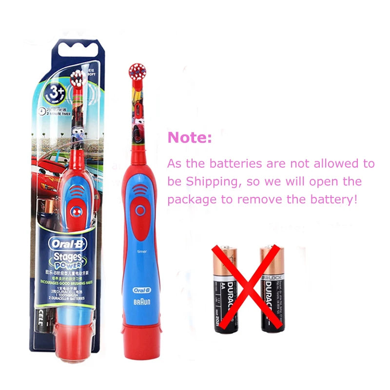 Oral B Electric Toothbrush for Kids Rotation Clean Teeth for Kids 3+ Soft Bristle for Child Waterproof Toothbrush