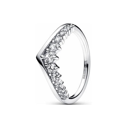 925 Sterling Silver Anéis Empilháveis para Mulheres, Coração Infinito, Esmalte Vermelho, Anel de Casamento, Jóias Presente, Original, Novo