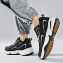 Men Sports Running Shoes Outdoor Walking Soft Casual Sneakers Fashion Designer Leather Sneaker Waterproof Men's Tennis Masculina